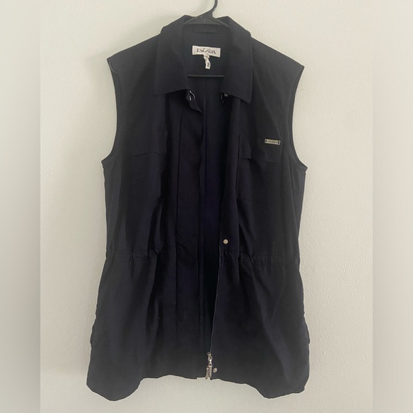 ESCADA 38 Navy Blue Vest size Medium - Picture 1 of 10